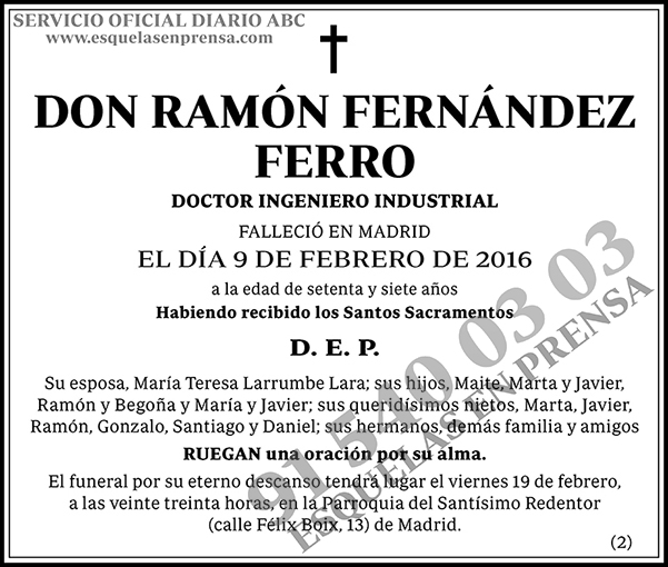 Ramón Fernández Ferro
